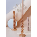 Multipurpose Wavy glass candle Holder Candlestick